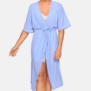 Outdoor Voices Tissue Weave Wrap Dress, NWT